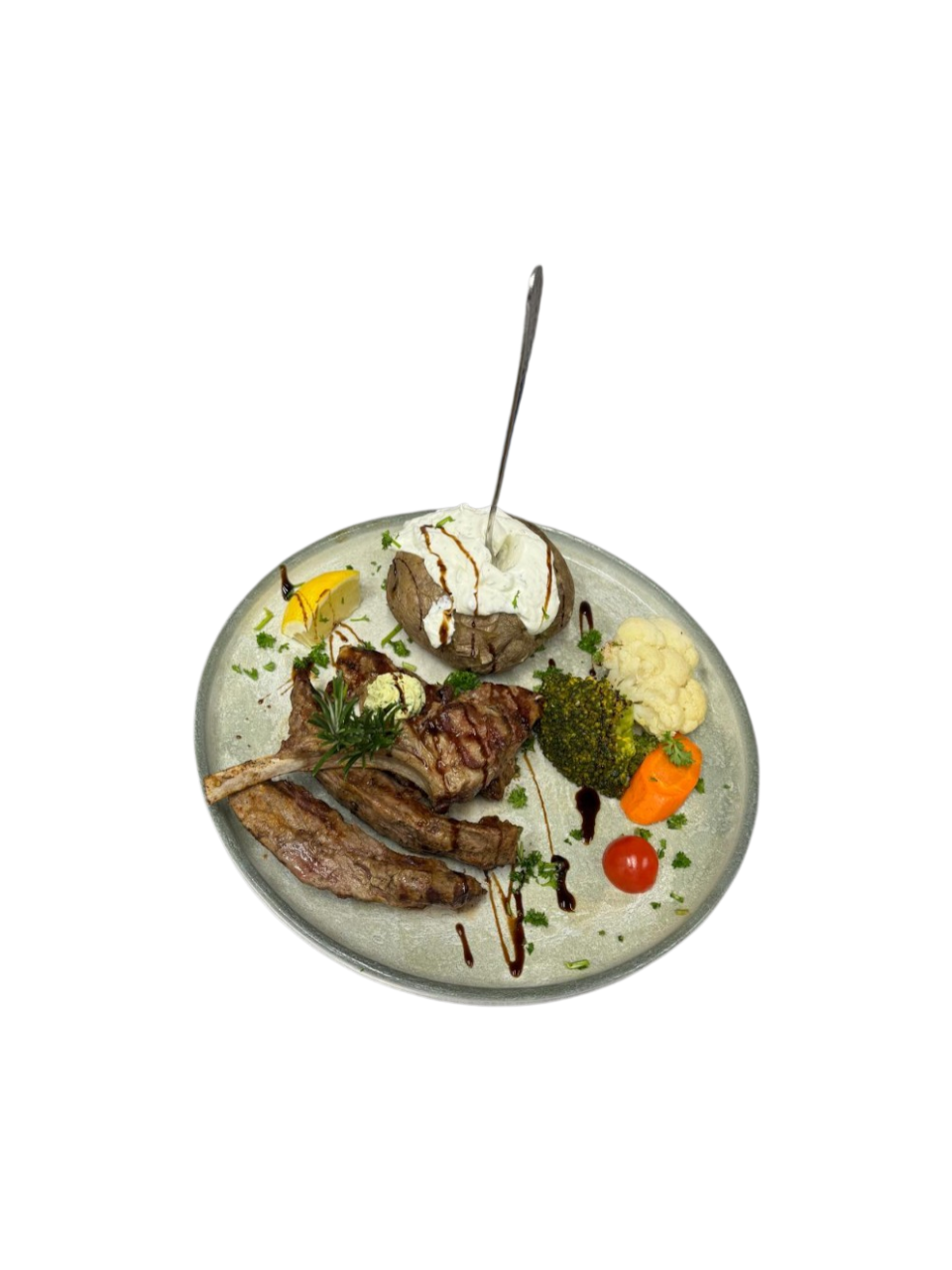 Lammplatte Theo & Logos