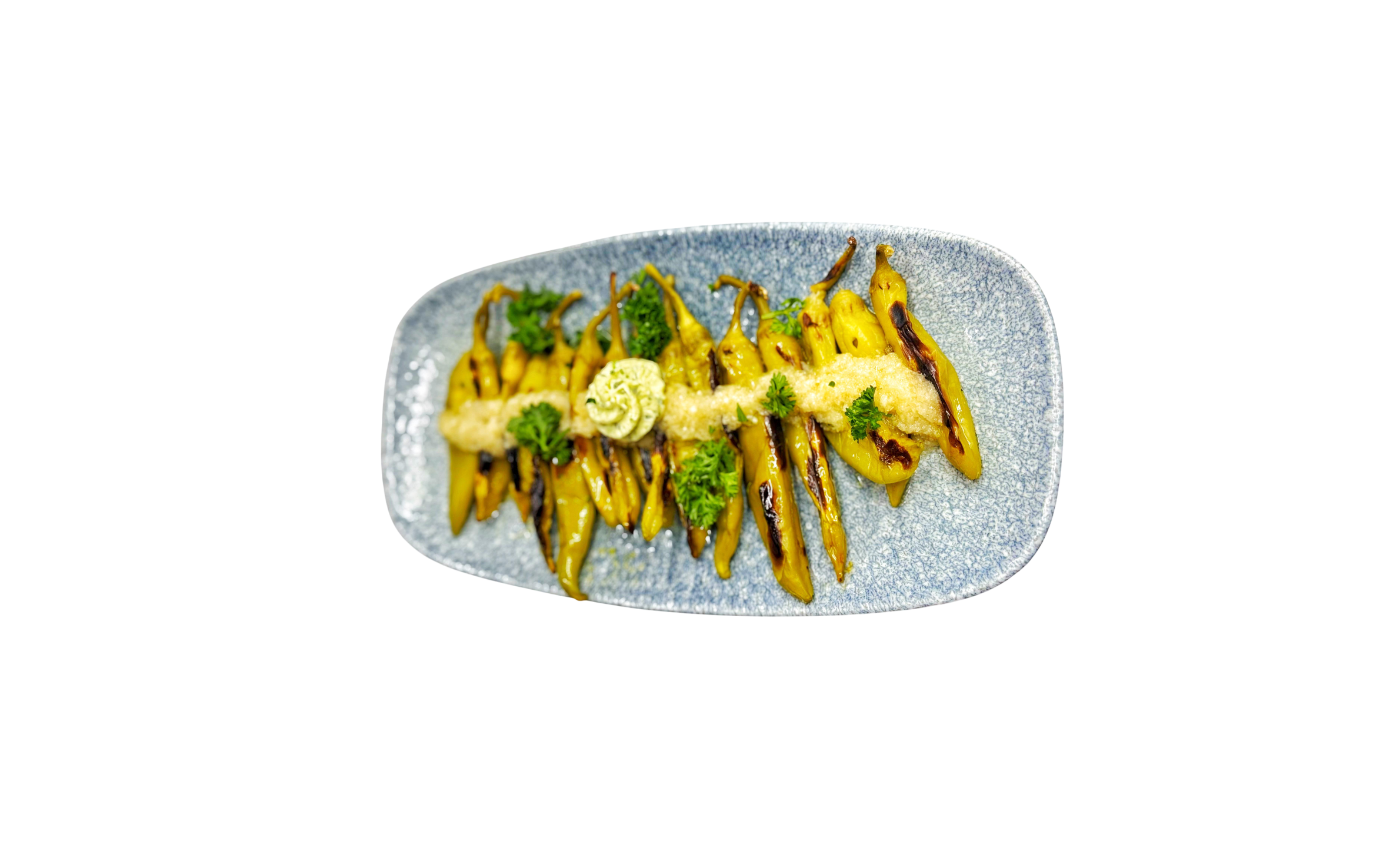 Heiße Peperoni vom Rost